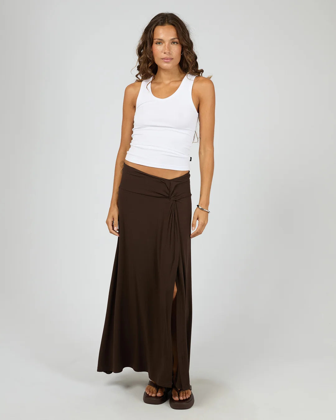 TWIST DETAIL SKIRT