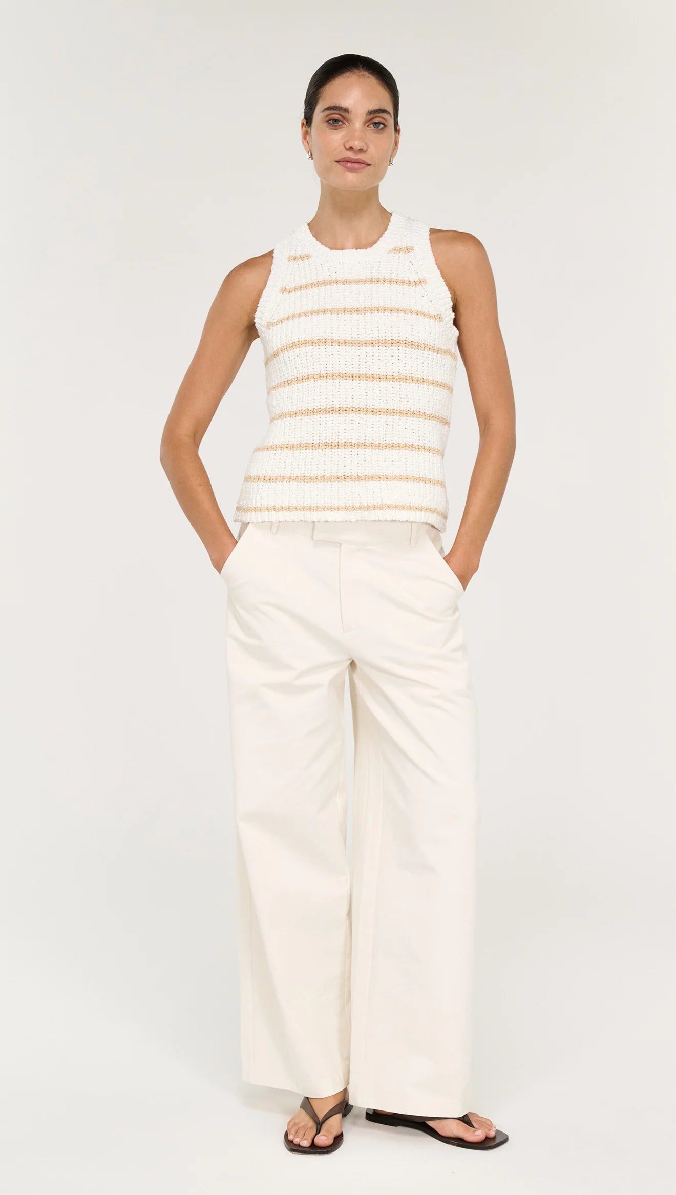 STAPLE ROSELLE WIDE LEG PANT