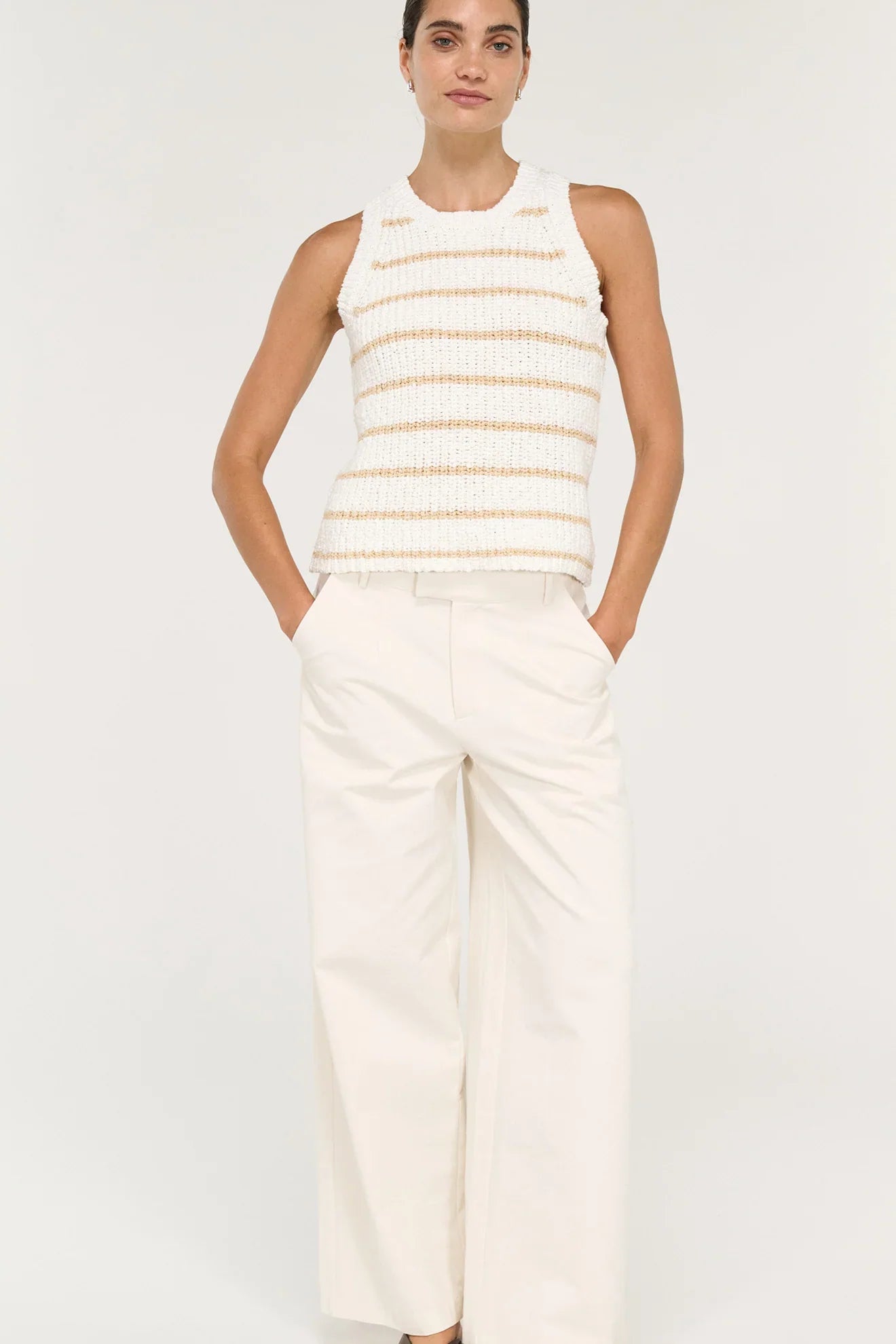 STAPLE ROSELLE WIDE LEG PANT