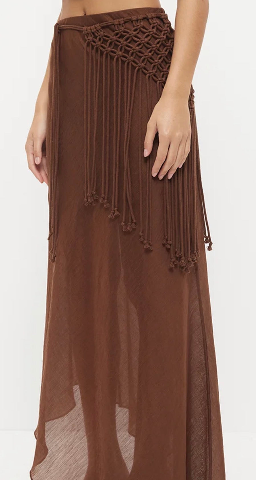 MON RENN ILLUME SKIRT NUTMEG