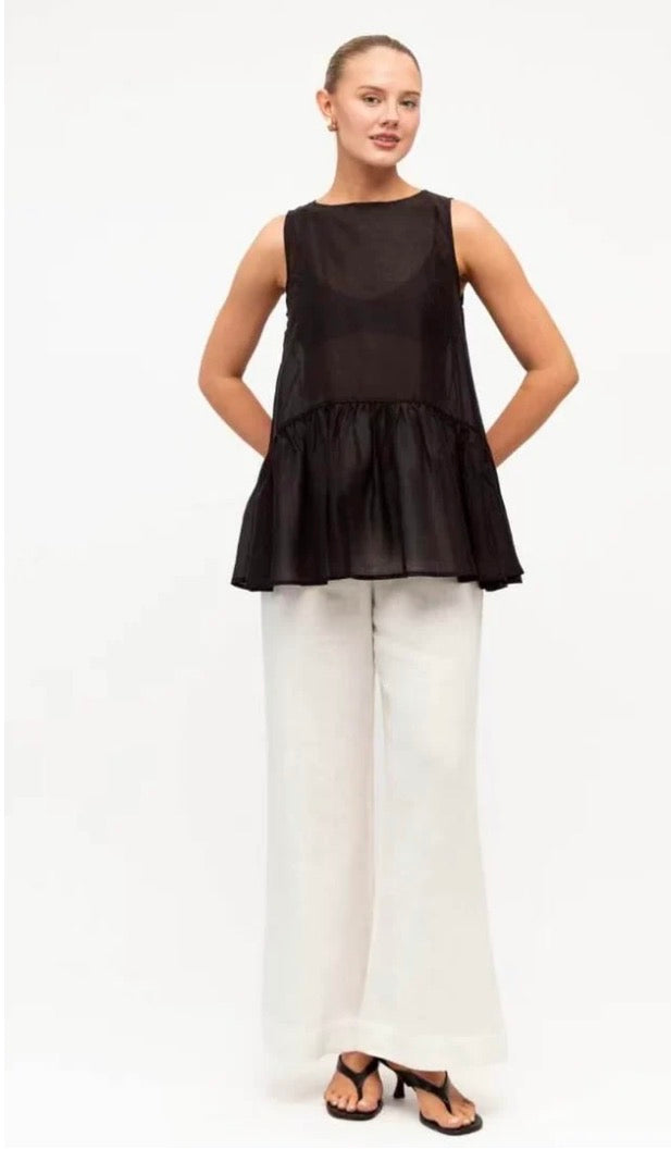 PARIS PEPLUM TOP