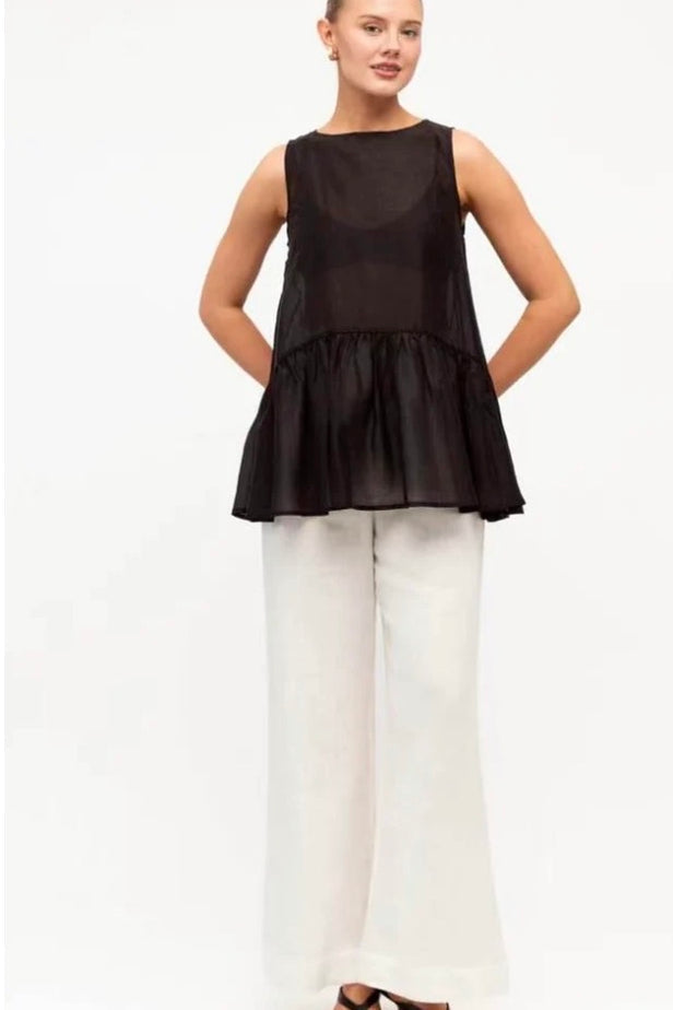 PARIS PEPLUM TOP