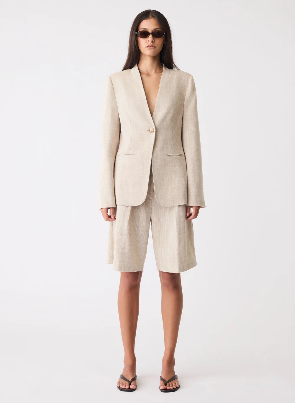 ESMAEE ETCH BERMUDA BLAZER