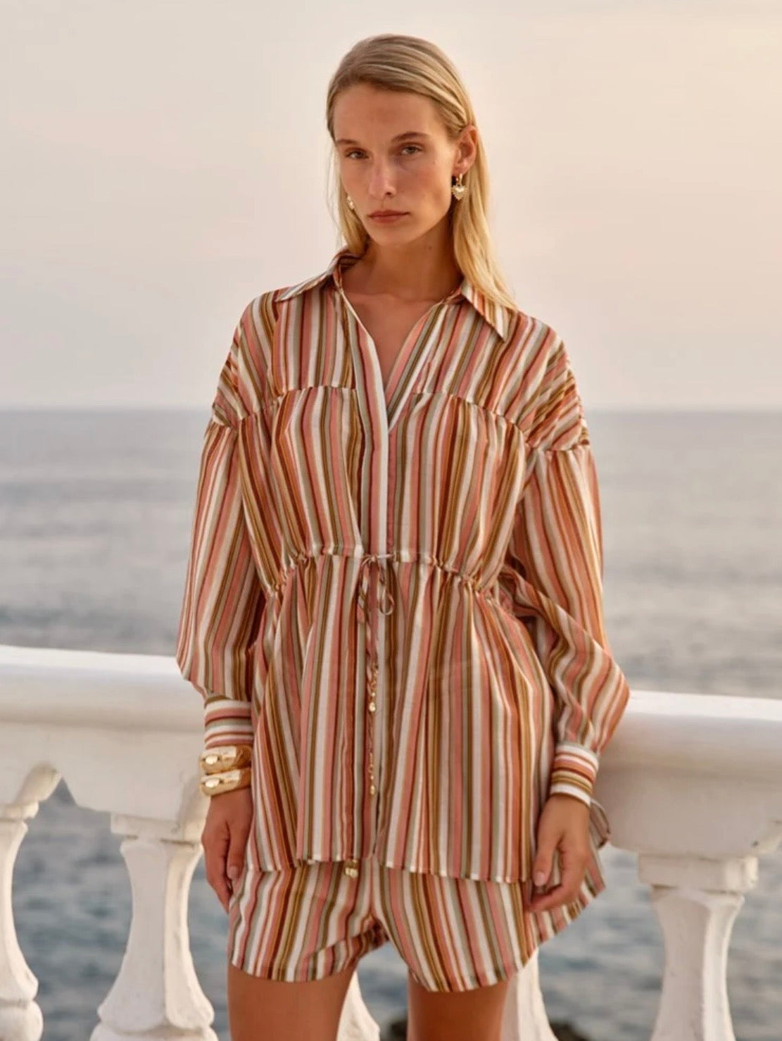LUCETTE SANDBAR STRIPE SHIRT