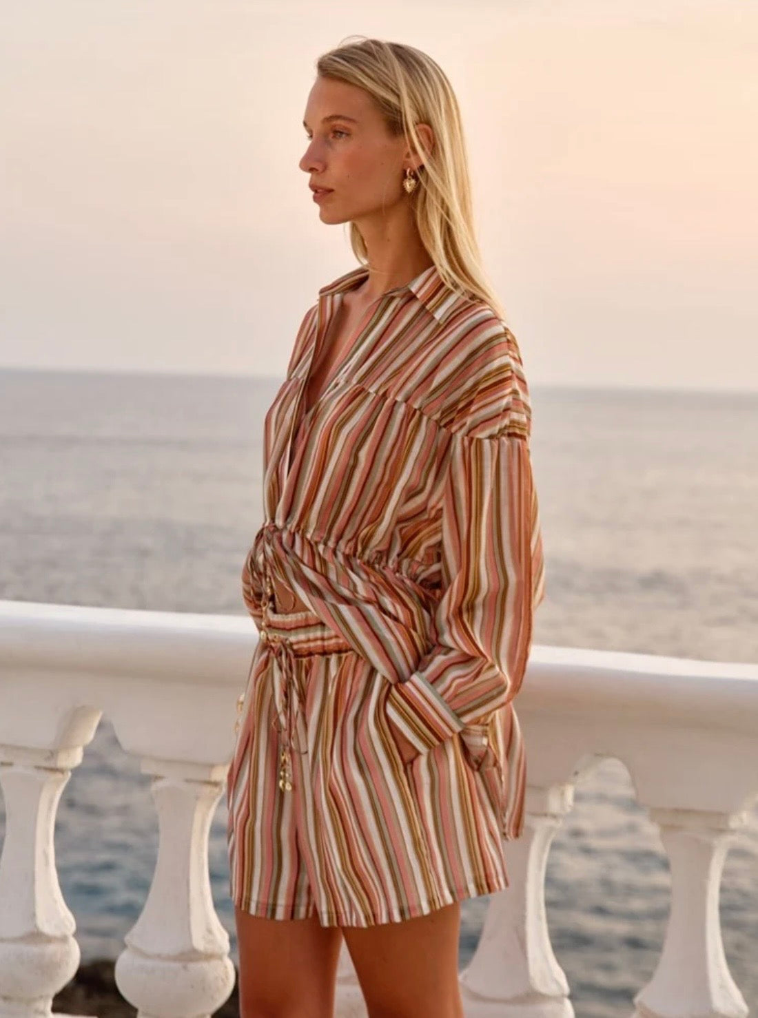 LUCETTE SANDBAR STRIPE SHIRT