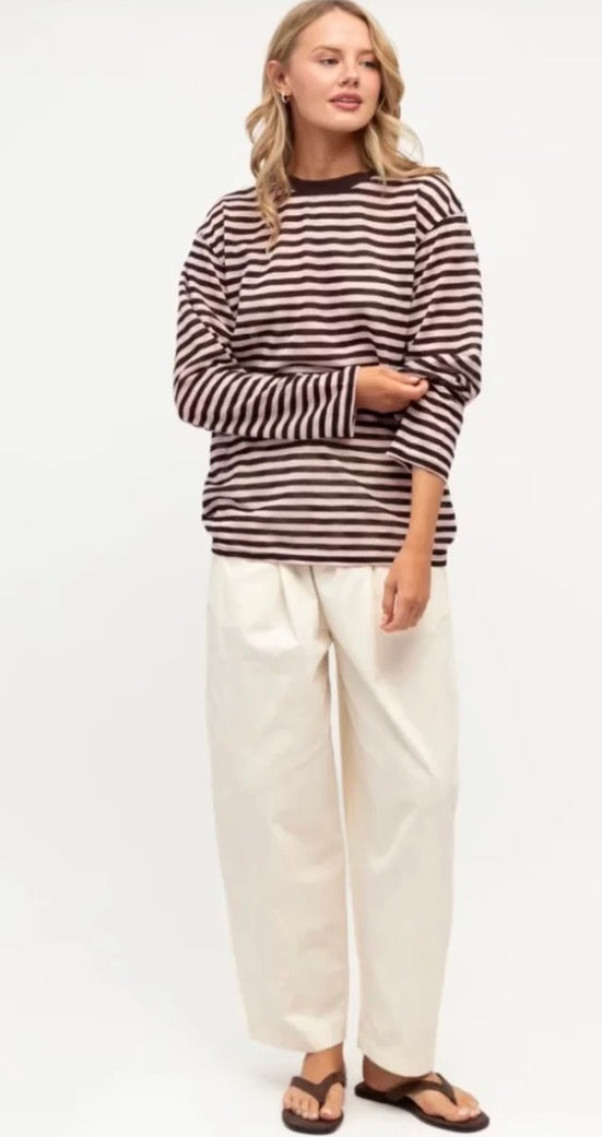 MADDY LONG SLEEVE BOXY TEE