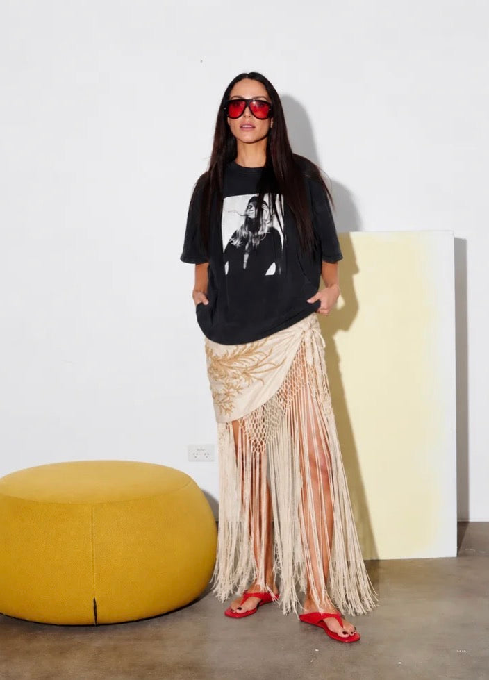 PEACH AND PARLA LUNA SKIRT