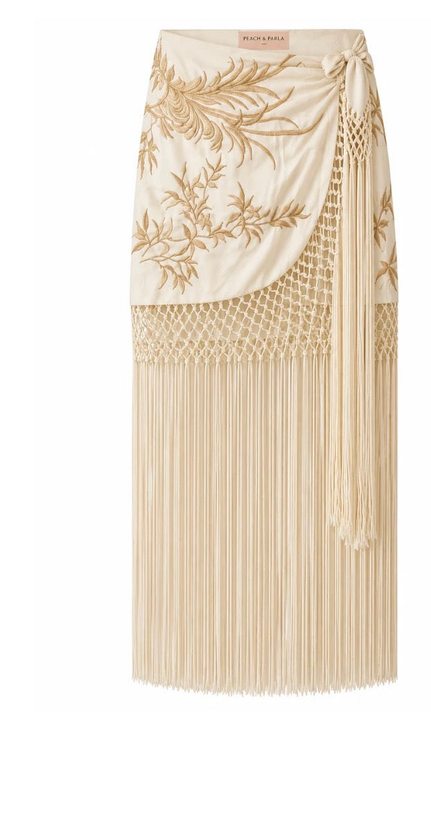 PEACH AND PARLA LUNA SKIRT