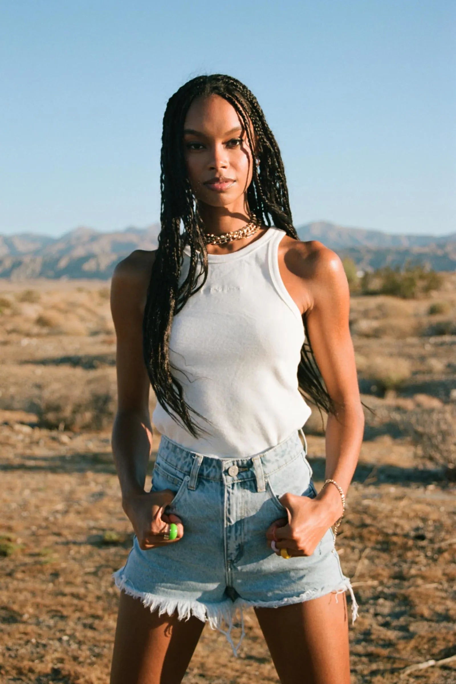 A brand high relaxed shorts on sale