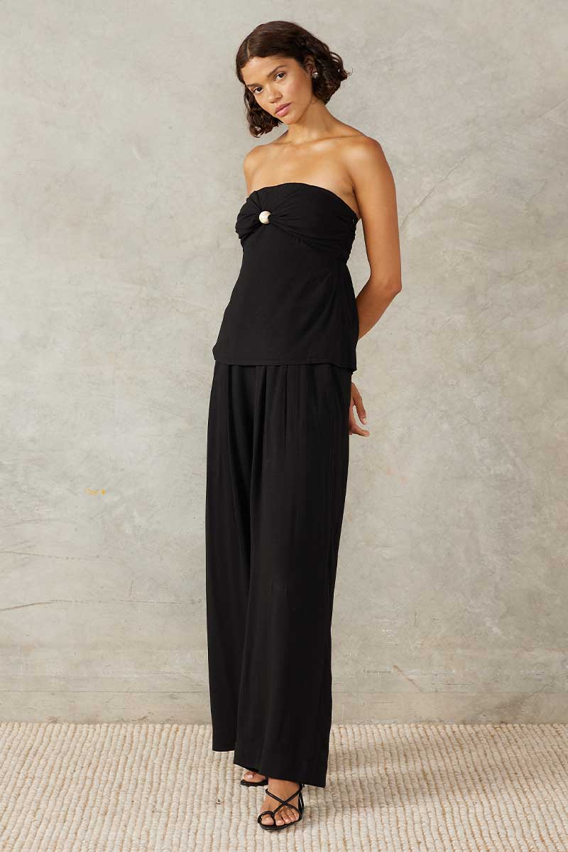 MON RENN MARSEILLE STRAPLESS TOP