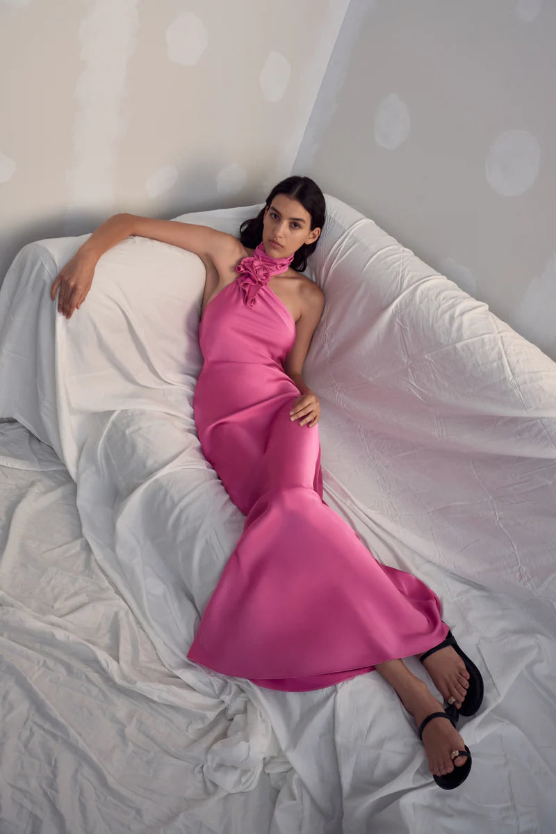 MISHA TERESA SATIN GOWN
