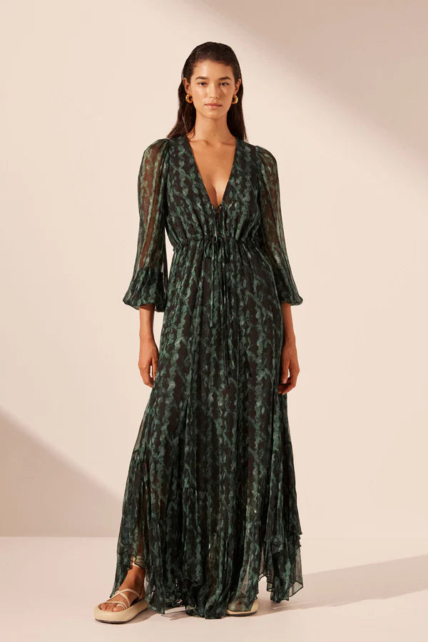 SHONA JOY REMI LACE FRONT MAXI DRESS