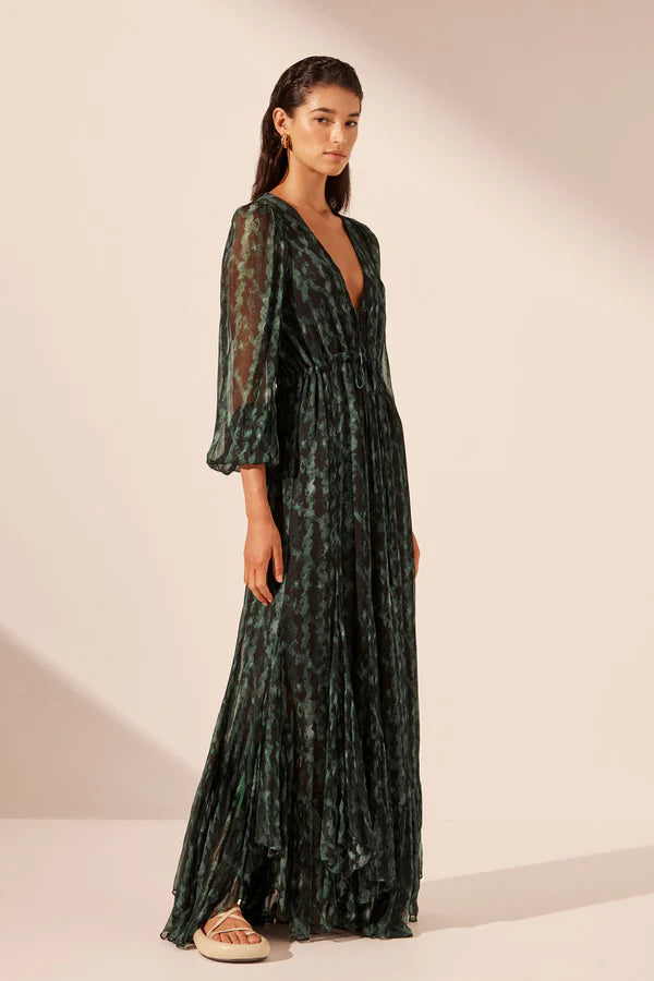 SHONA JOY REMI LACE FRONT MAXI DRESS
