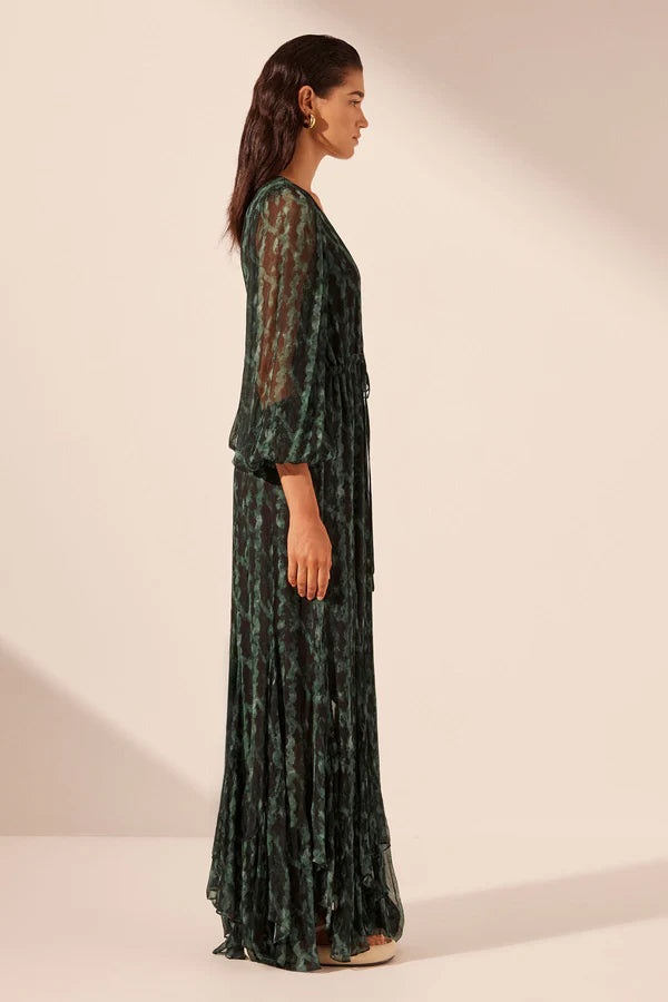 SHONA JOY REMI LACE FRONT MAXI DRESS