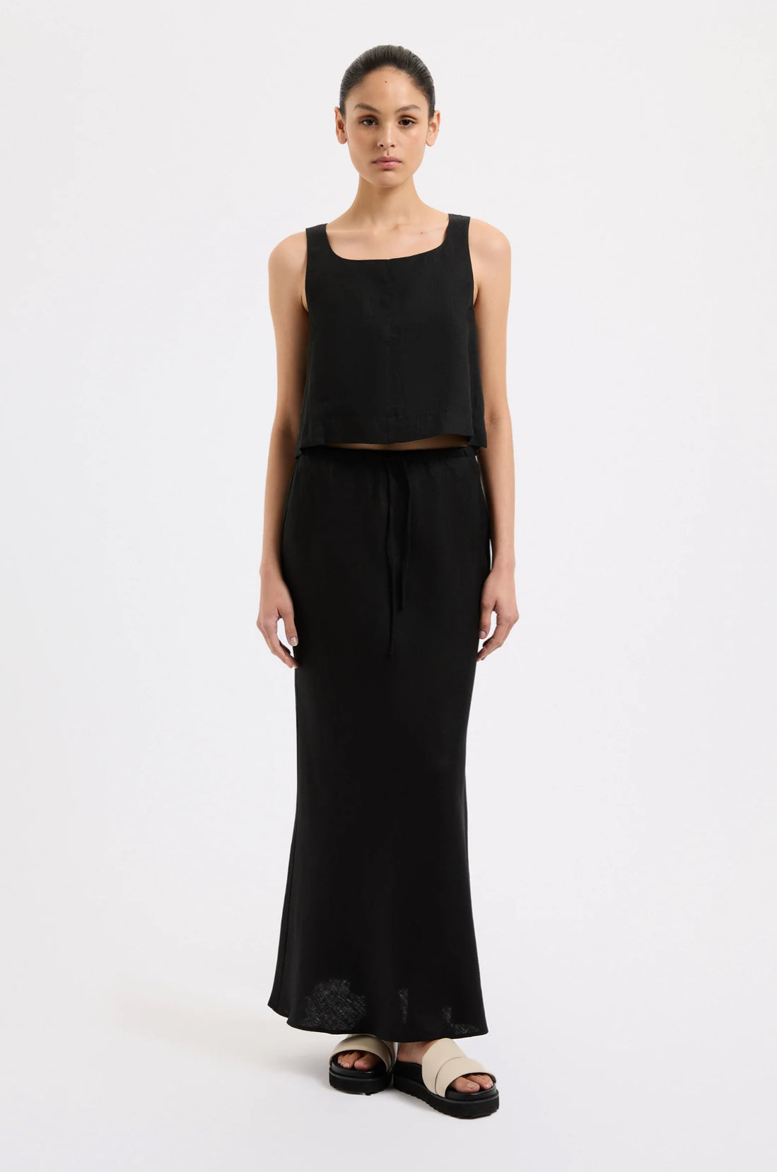 NUDE LUCY AMANI LINEN SKIRT
