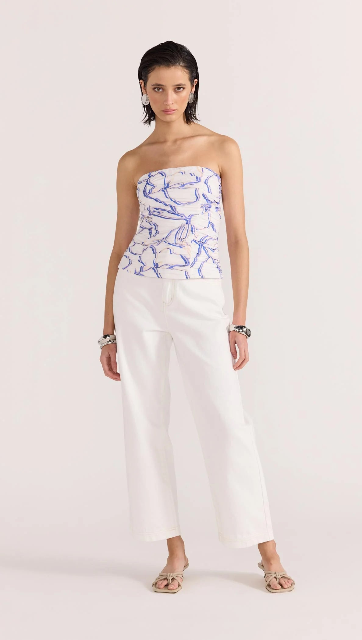 STAPLE OLYMPIA CROP DENIM