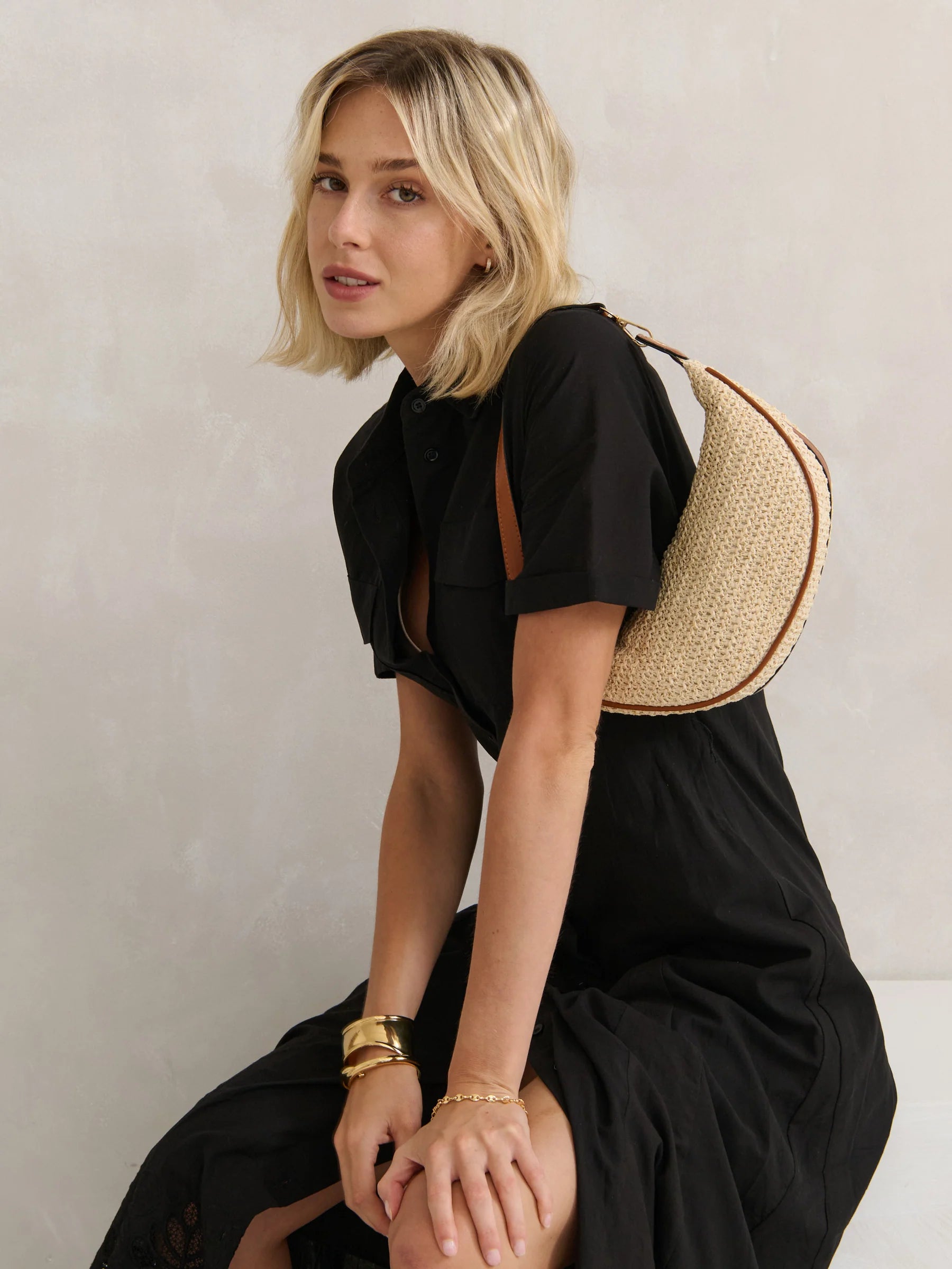 LENORA STRAW BAG