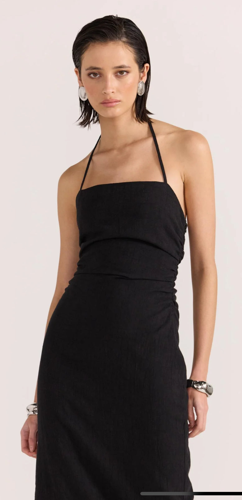 STAPLE ATHENA DRESS BLACK