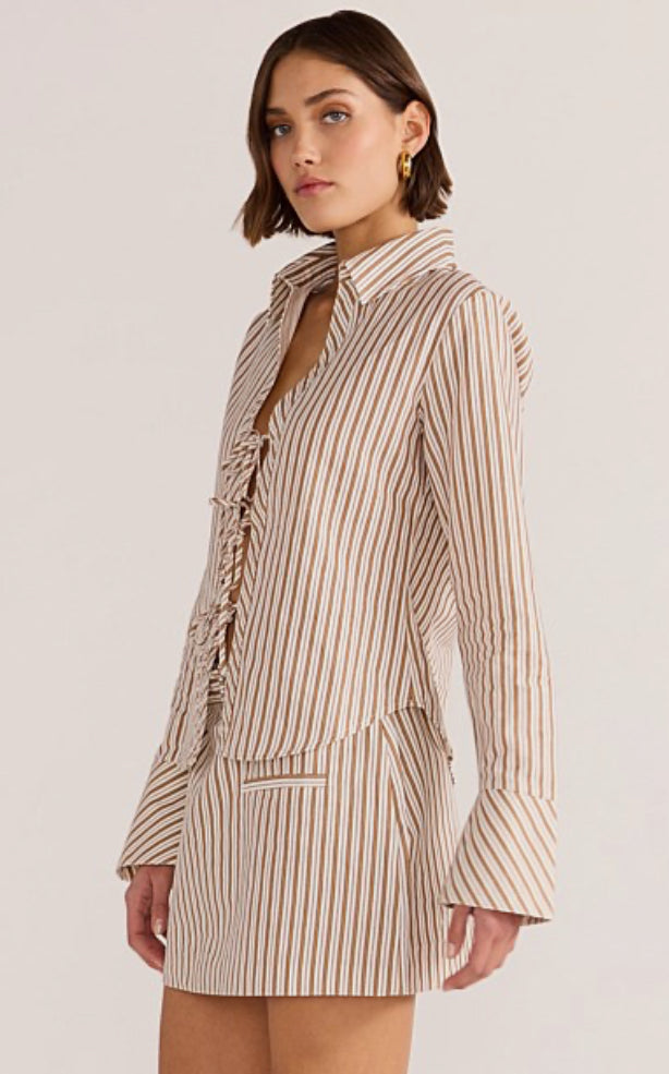 MINKPINK ARTEMIS TIE SHIRT