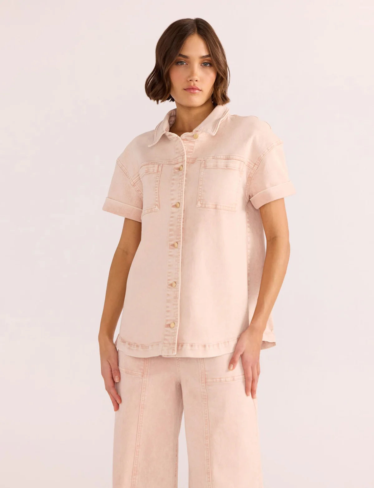 MINKPINK DAHLIA DENIM SHIRT