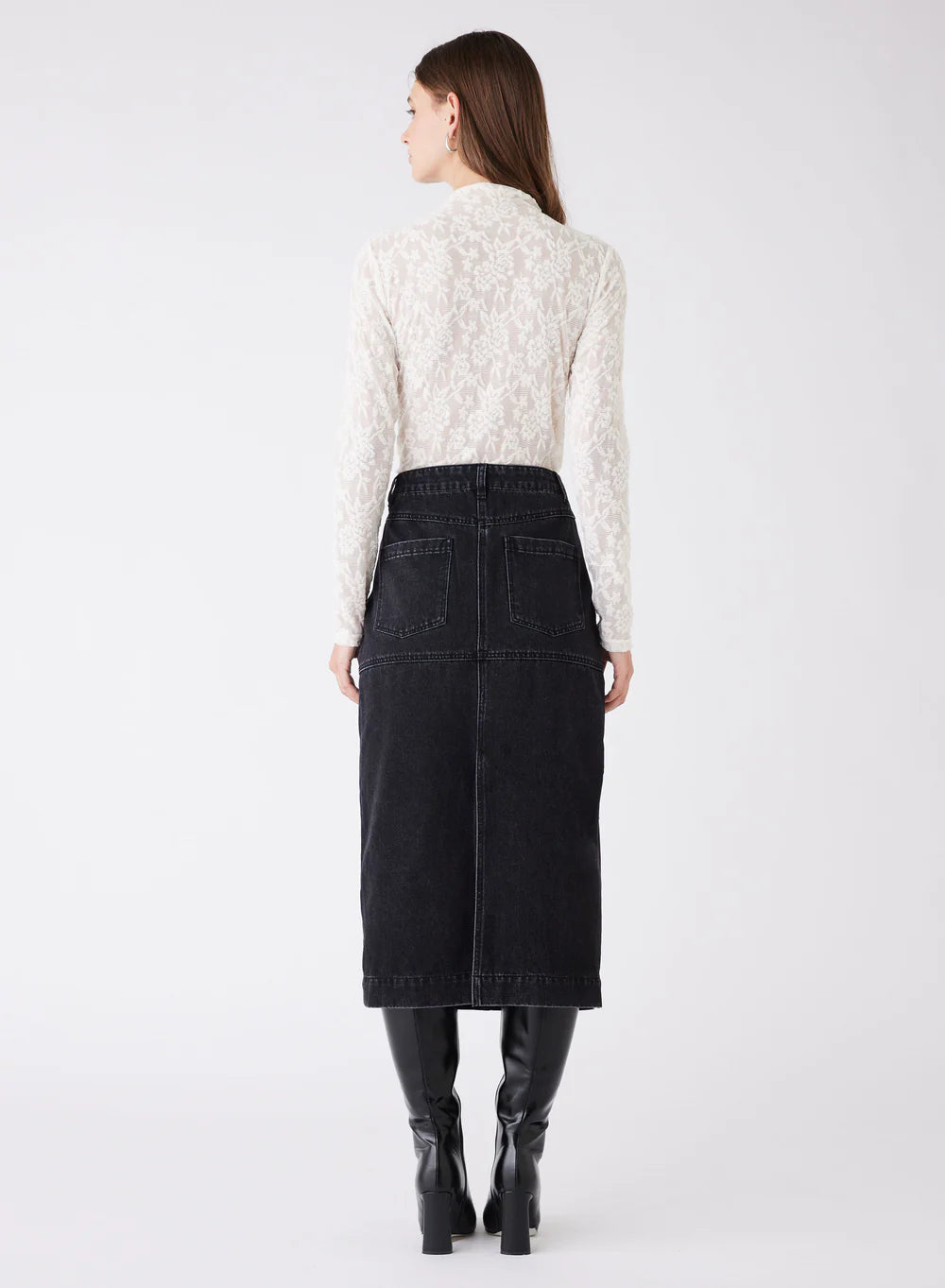 ESMAEE DYNAMITE DENIM SKIRT