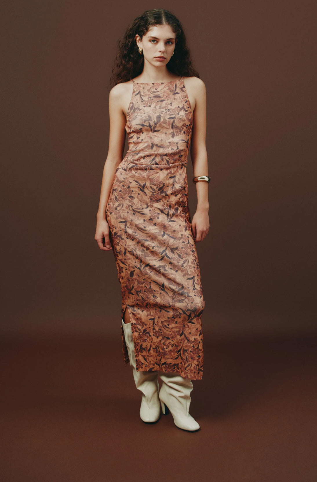 NUDE LUCY FIAMMA MAXI DRESS