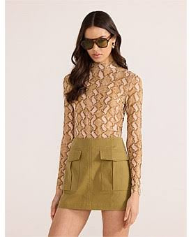 MINKPINK KOA MESH SKIVVY TOP