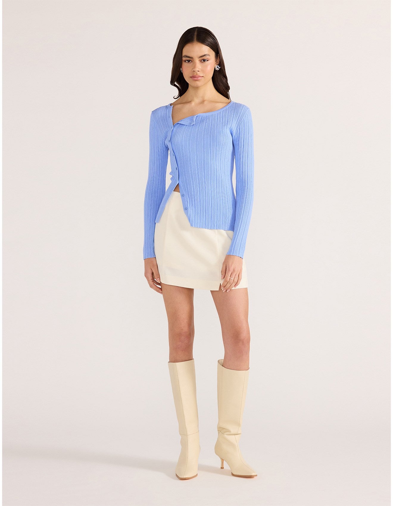 ZINNIA ASYMETRIC KNIT TOP