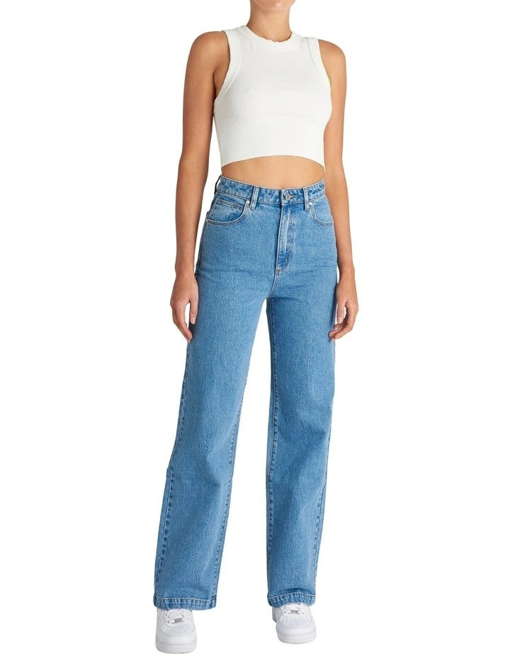 A BRAND DEBBIE JEANS HIGH & WIDE