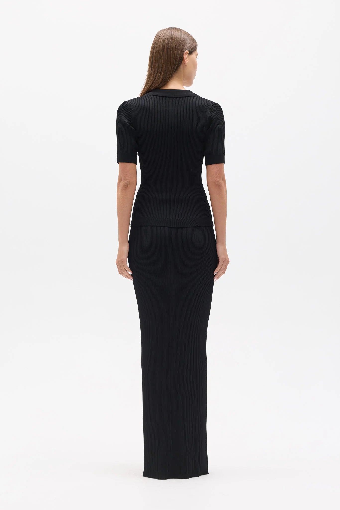 RHYLIN RIBBED KNIT SKIRT