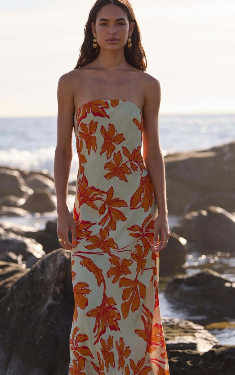 MINKPINK ESTELLE STAPLESS MAXI DRESS