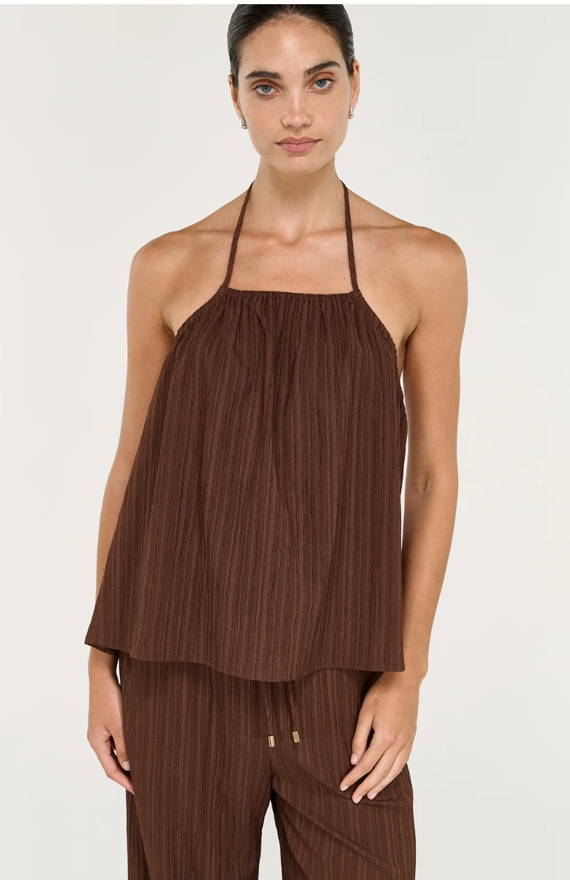 STAPLE THE LABEL DELPHIRA HALTER TOP
